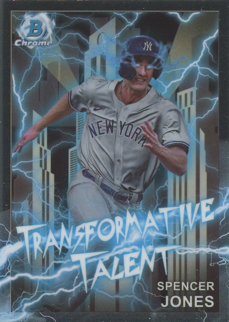 2023 Bowman Draft Chrome Spencer Jones Transformative Talent #TT-16