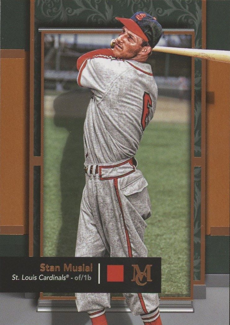 2024 Topps Museum Collection Stan Musial Bronze #66 St. Louis Cardinals