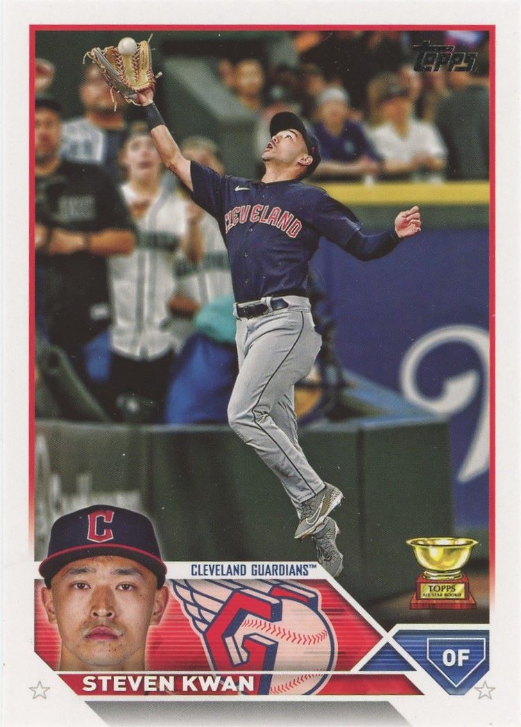 2023 Topps Series 1 Steven Kwan Rookie Cup # 116