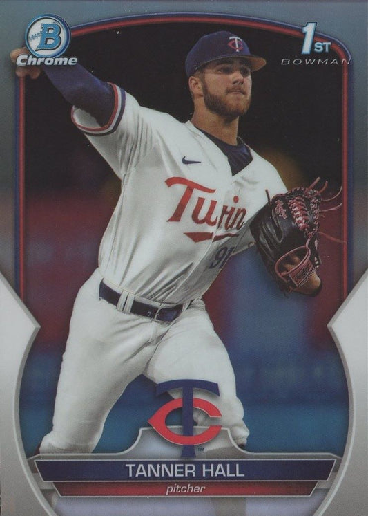 2023 Bowman Draft Chrome Tanner Hall 1st Bowman Refractor #BDC-174