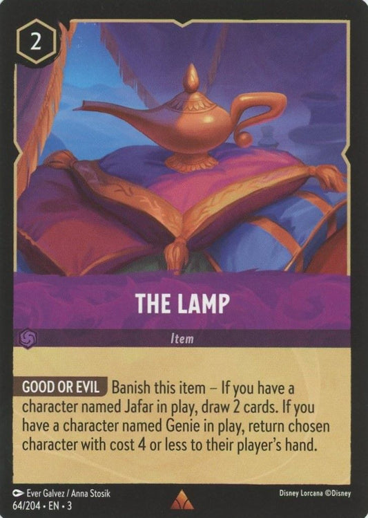 Disney Lorcana Into the Inklands The Lamp Rare #64