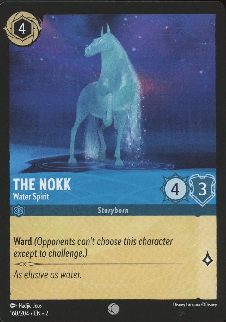 Disney Lorcana: Rise of the Floodborn The Nokk Water Spirit #160 Common