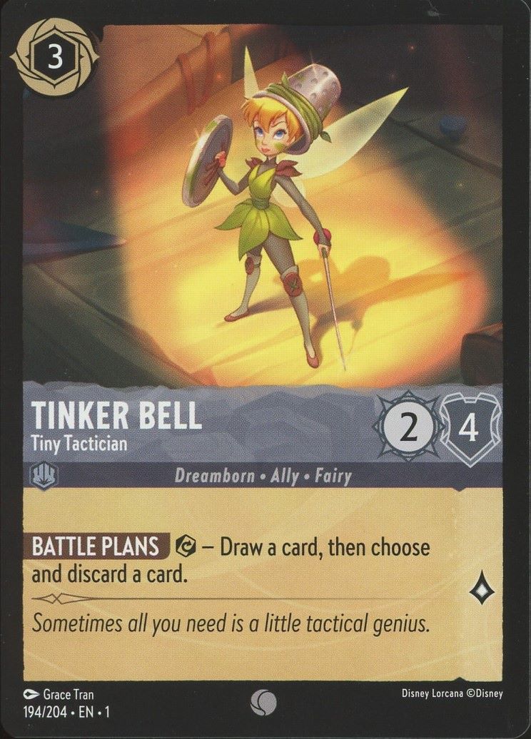 Disney Lorcana: The First Chapter Tinker Bell Tiny Tactician Common #194