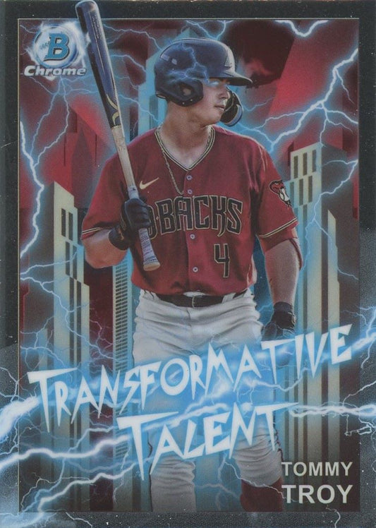 2023 Bowman Draft Chrome Tommy Troy Transformative Talent #TT-2