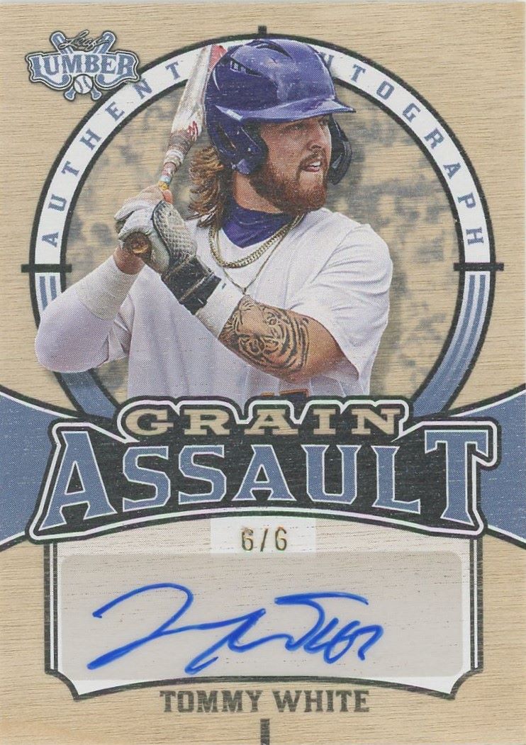 2024 Leaf Lumber Tommy White Grain Assault Auto #6/6 #GA-TW1