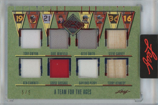 Tony Gwynn/Winfield 2025 Season In Sun A Team For The Ages Game Used #5/5 #ATA-6