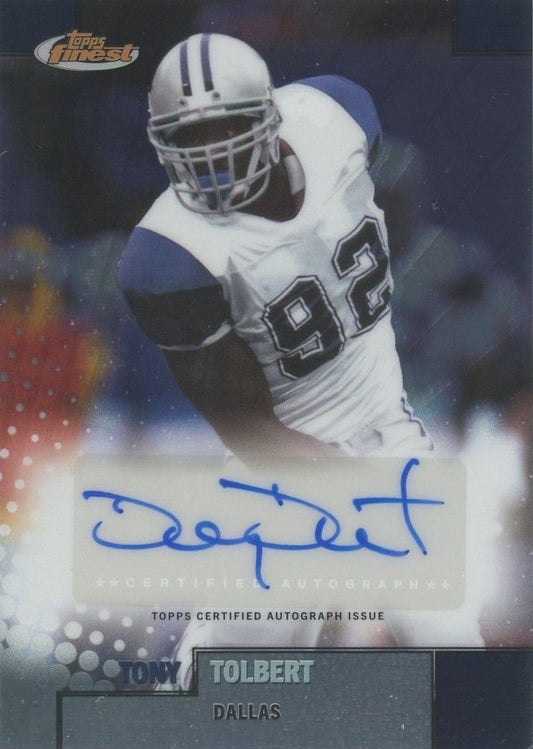 Tony Tolbert 2024 Topps Finest Football Auto #FBA-TTO
