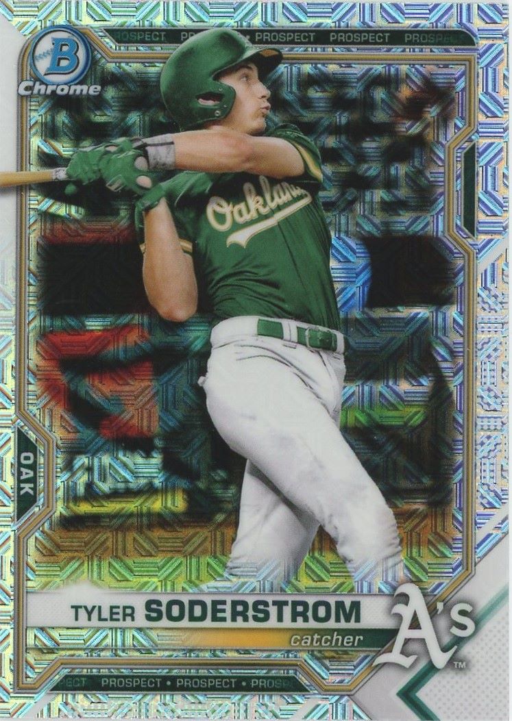 2021 Bowman Chrome Tyler Soderstrom Mojo Refractor #BCP-217