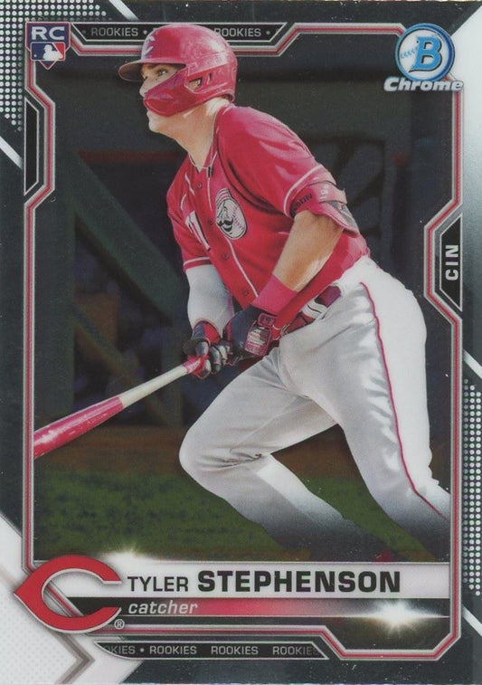 2021 Bowman Chrome Tyler Stephenson Rookie RC #87