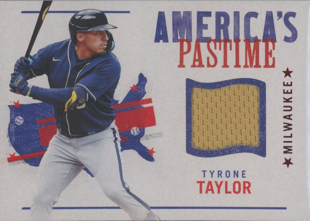 2022 Chronicles Tyrone Taylor America’s Pastime Patch Relic #APS-TY