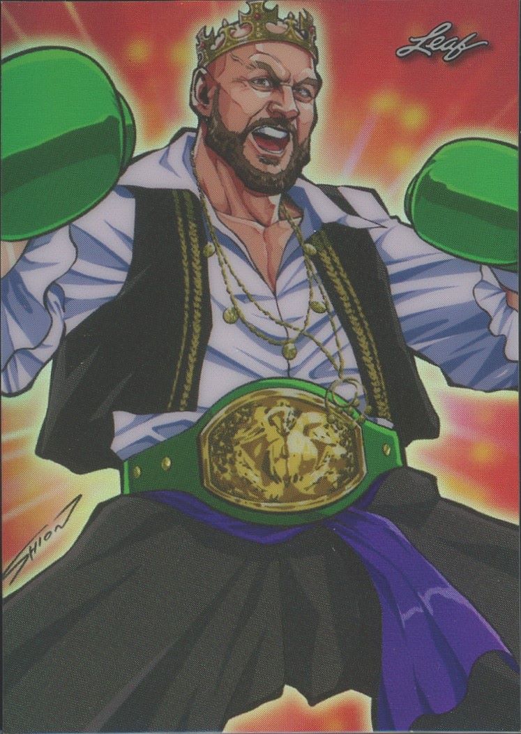 2023 Leaf Metal Tyson Fury Anime Nation #/153 #ANB-41