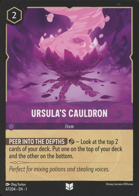 Disney Lorcana: The First Chapter Ursula's Cauldron Uncommon #67