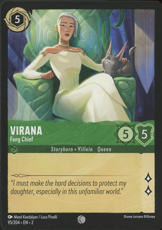 Disney Lorcana: Rise of the Floodborn Virana Fang Chief #95 Common