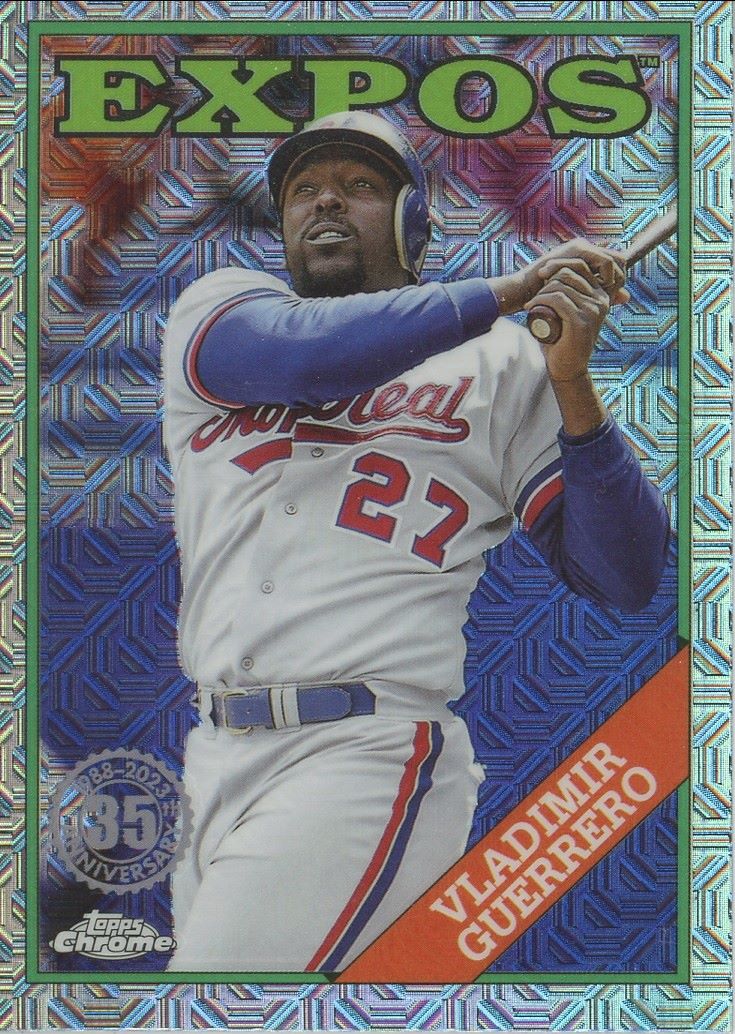 2023 Topps Series 1 Vladimir Guerrero 35th Anniversary Mojo Refractor #T88C-73