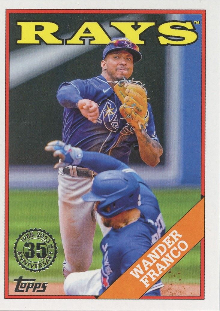 2023 Topps Series 1 Wander Franco 35th Anniversary #T88-46