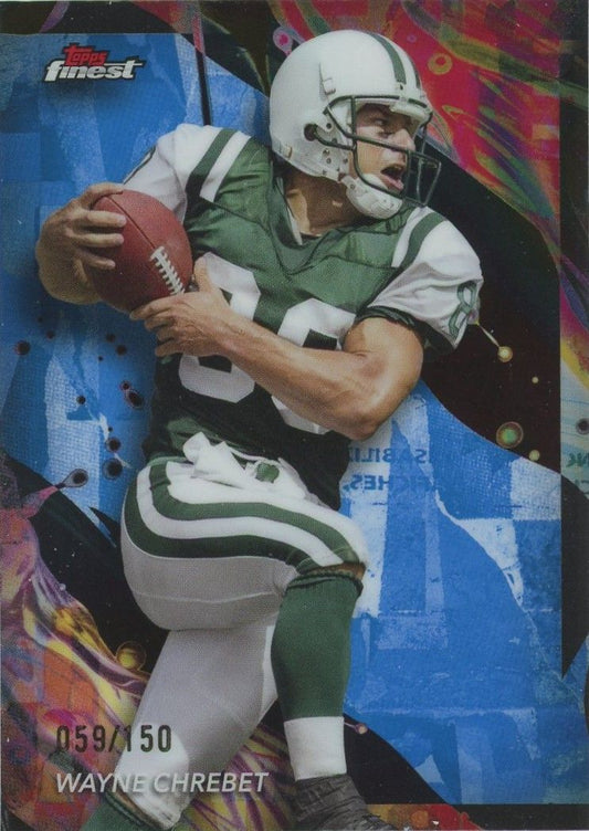 Wayne Chrebet 2024 Topps Finest Blue #56/150 #141