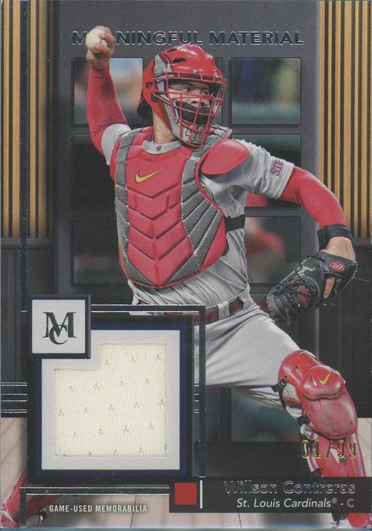 2024 Topps Museum Willson Contreras Meaningful Materials #1/99 #MMR-WC