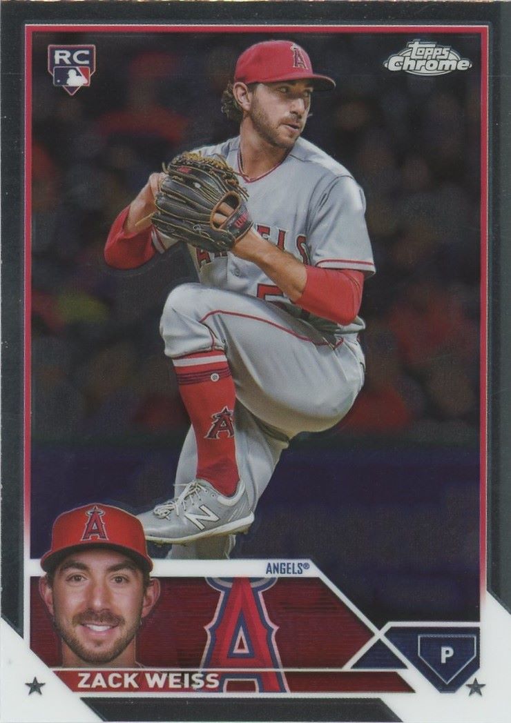 2023 Topps Chrome Update Zack Weiss Rookie #USC155