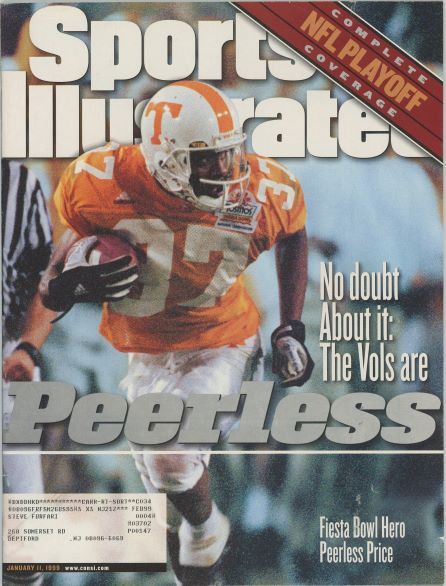 Sports Illustrated Tennessee Peerless Price 01.11.1999