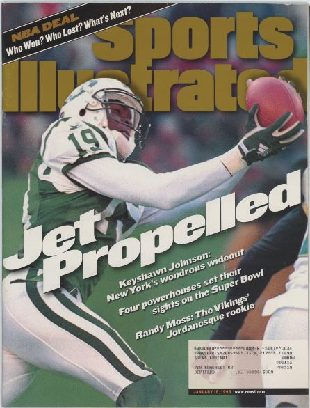 Sports Illustrated Jets Keyshawn Johnson Cover 01.18.1999