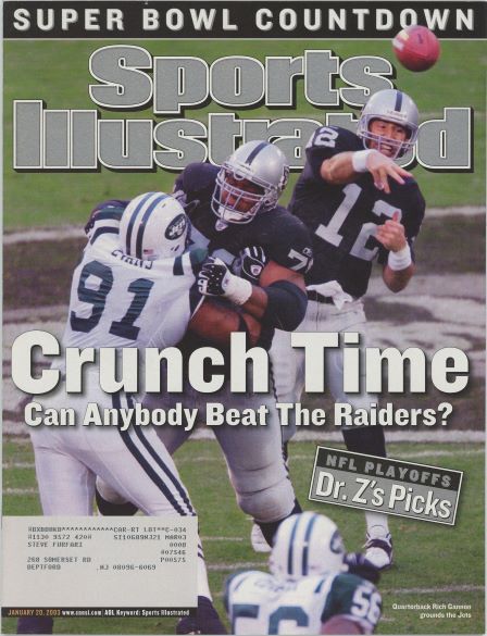 Sports Illustrated Raiders Rich Gannon Cover 01.20.2003