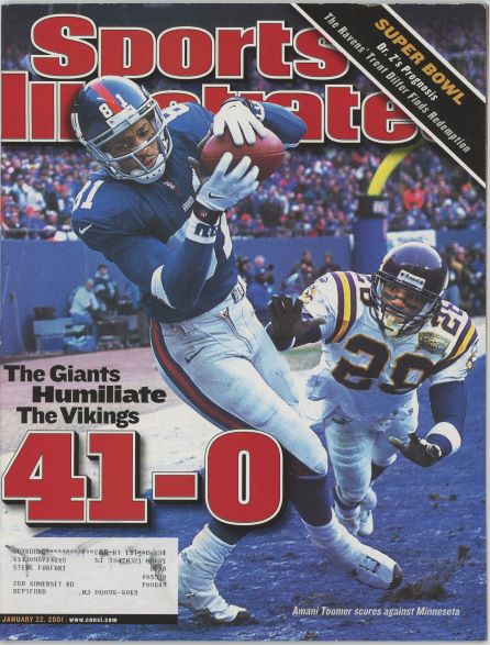 Sports Illustrated Amani Toomer Cover 01.22.2001