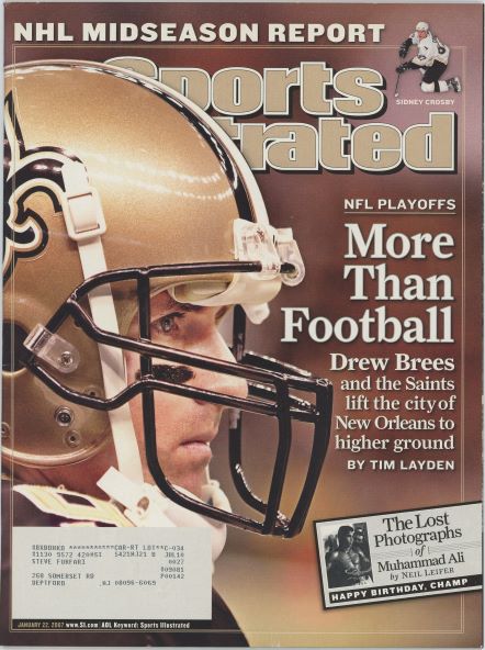 Sports Illustrated Drew Brees Cover 01.22.2007