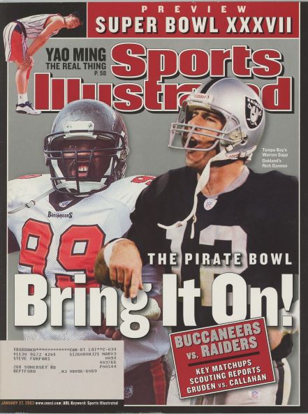 Sports Illustrated Warren Sapp/Rich Gannon Cover 01.27.2003