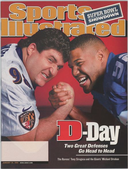 Sports Illustrated Tony Siragusa/Michael Strahan Cover 01.29.2001