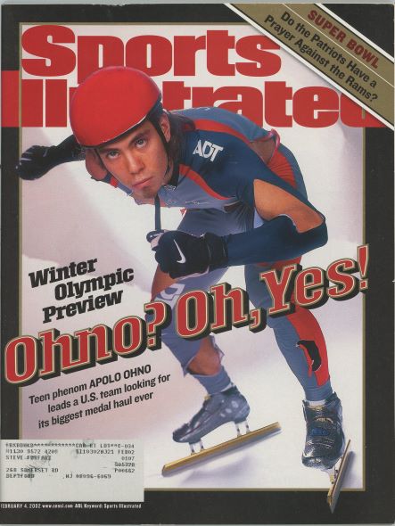 Sports Illustrated Apolo Ohno Cover 02.04.2002