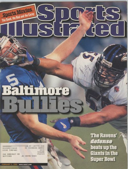 Sports Illustrated Ravens Cover 02.05.2001