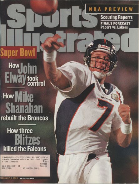 Sports Illustrated Broncos John Elway Cover 02.08.1999