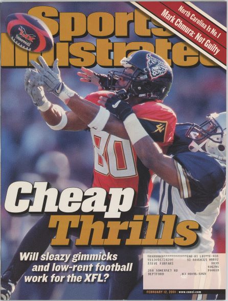 Sports Illustrated XFL Cover 02.12.2001