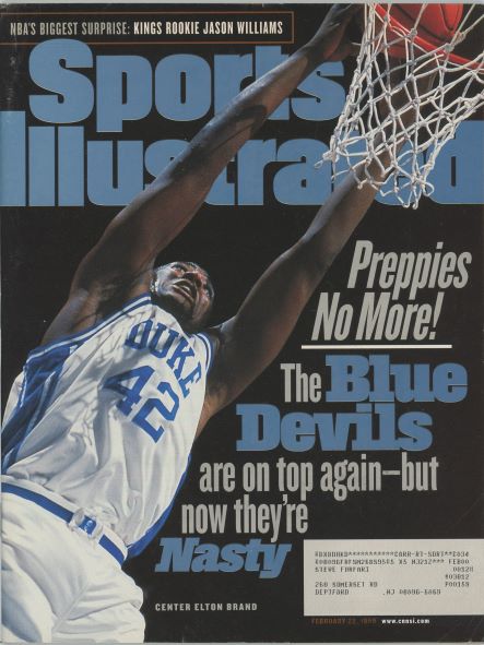 Sports Illustrated Duke Elton Brand Cover 02.22.1999