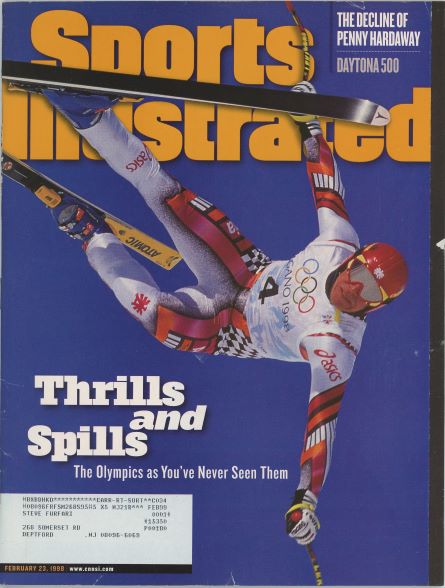 Sports Illustrated Thrills and Spills Cover 02.23.1998