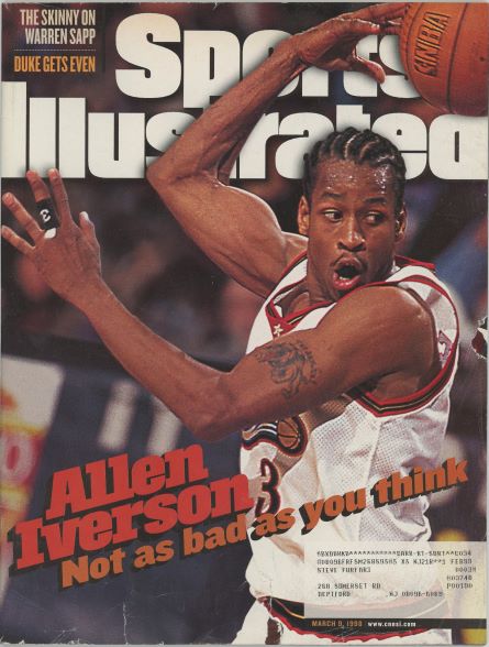 Sports Illustrated 76ers Allen Iverson Cover 03.09.1998