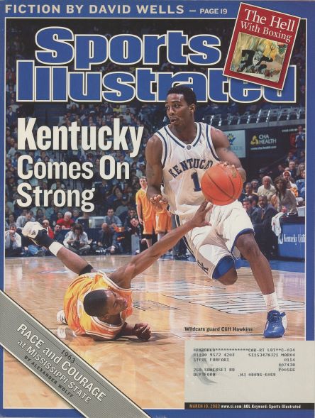 Sports Illustrated Kentucky Cliff Hawkins Cover 03.10.2003