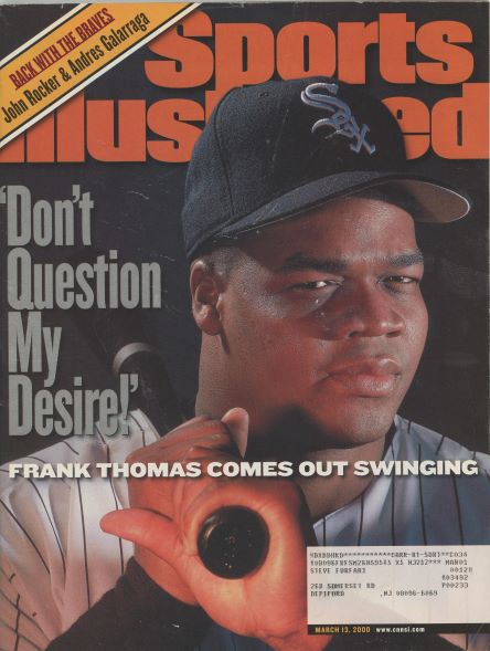 Sports Illustrated White Sox Frank Thomas Cover 03.13.2000