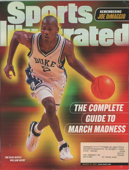 Sports Illustrated Duke William Avery Cover 03.15.1999