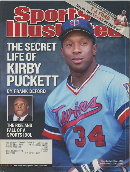 Sports Illustrated Twins Kirby Puckett Cover 03.17.2003