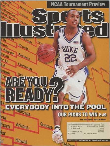 Sports Illustrated Duke Jason Williams Cover 03.18.2002