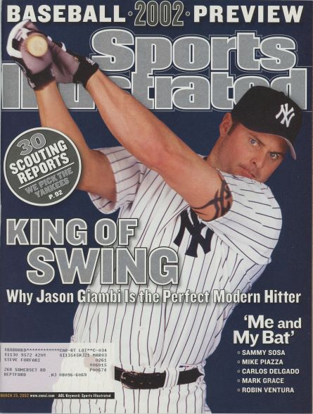 Sports Illustrated Yankees Jason Giambi Cover 03.25.2002