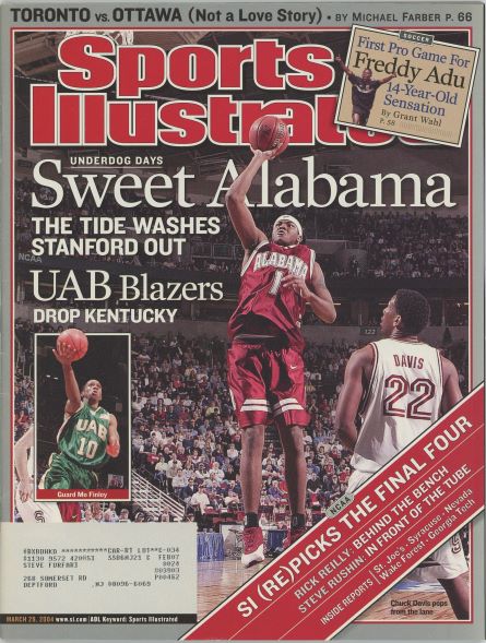 Sports Illustrated Alabama Chuck Davis Cover 03.29.2004