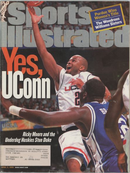 Sports Illustrated Connecticut Ricky Moore Cover 04.05.1999