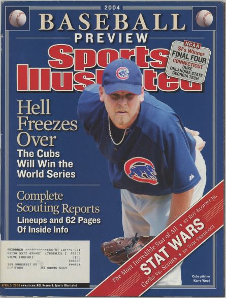 Sports Illustrated Cubs Kerry Wood Cover 04.05.2004