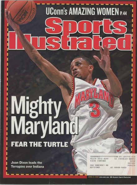 Sports Illustrated Maryland Juan Dixon Cover 04.08.2002