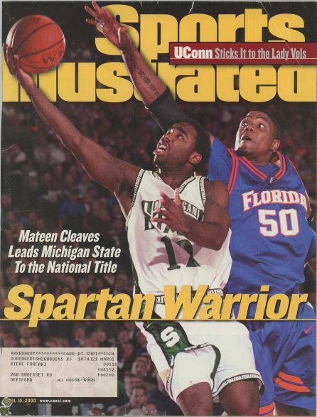 Sports Illustrated Michigan State Mateen Cleaves Cover 04.10.2000