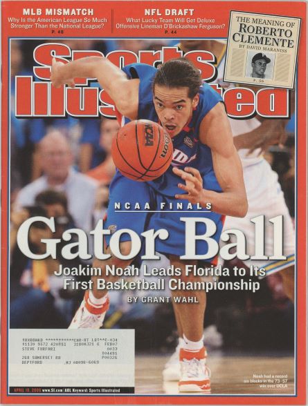 Sports Illustrated Florida Joakim Noah Cover 04.10.2006