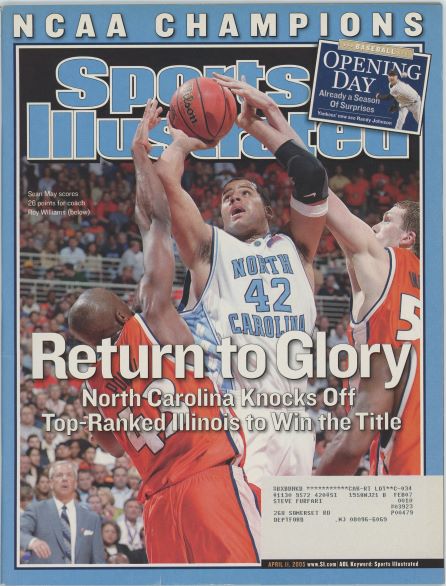 Sports Illustrated North Carolina Sean May Cover 04.11.2005