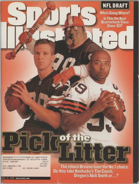 Sports Illustrated Tim Couch/Akli Smith Cover 04.19.1999